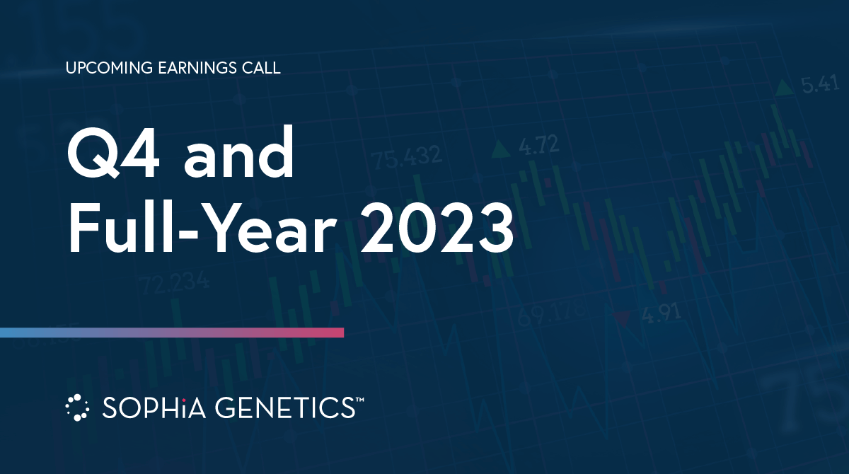 SOPHiA GENETICS to Announce Financial Results for the Fourth Quarter and Full-Year 2023 on March 5, 2024